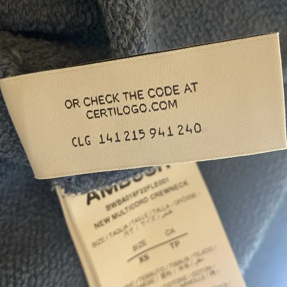 Ambush New Mulitcord Crewneck NWOT - Picture 10 of 12
